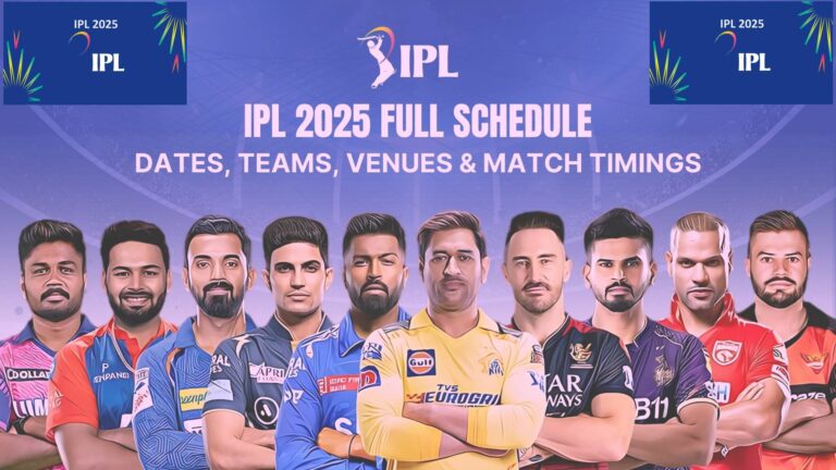 IPL 2025 Shedule