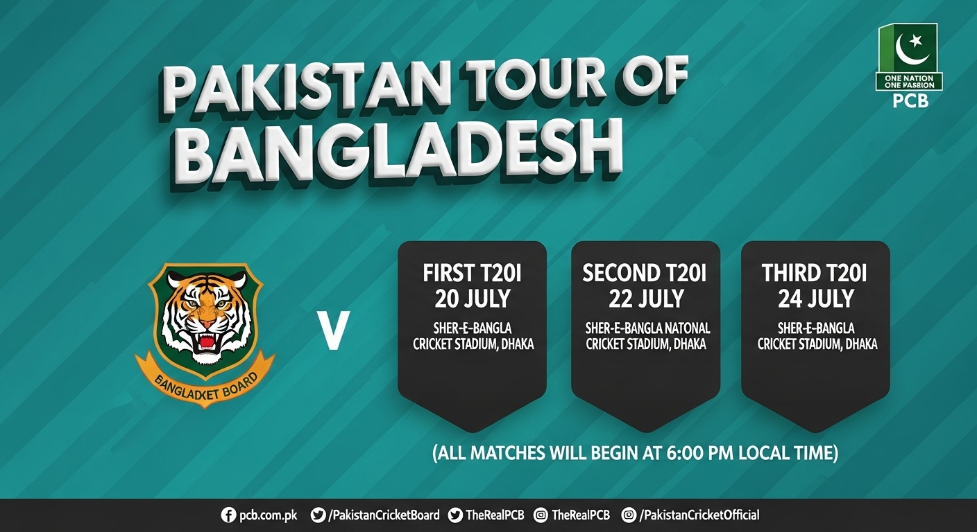 Pakistan vs Bangladesh T20 Series 2025: Full Schedule, Best Squads & Match Timings