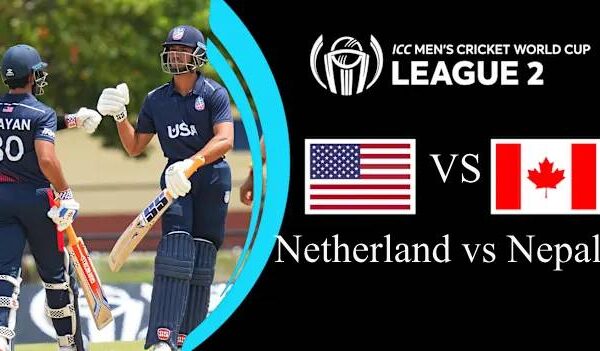 Nepal vs Netherlands | ICC Cricket World Cup League 2 2025